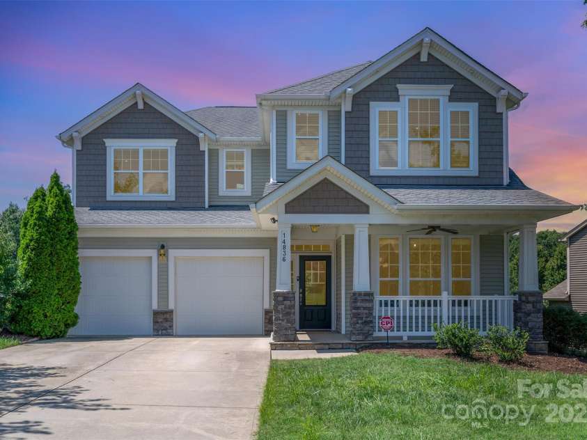 14836 Brotherly Lane, Charlotte, NC 28278.  MLS# CAR4293522, YatesRealty ID 26656. Front of the House