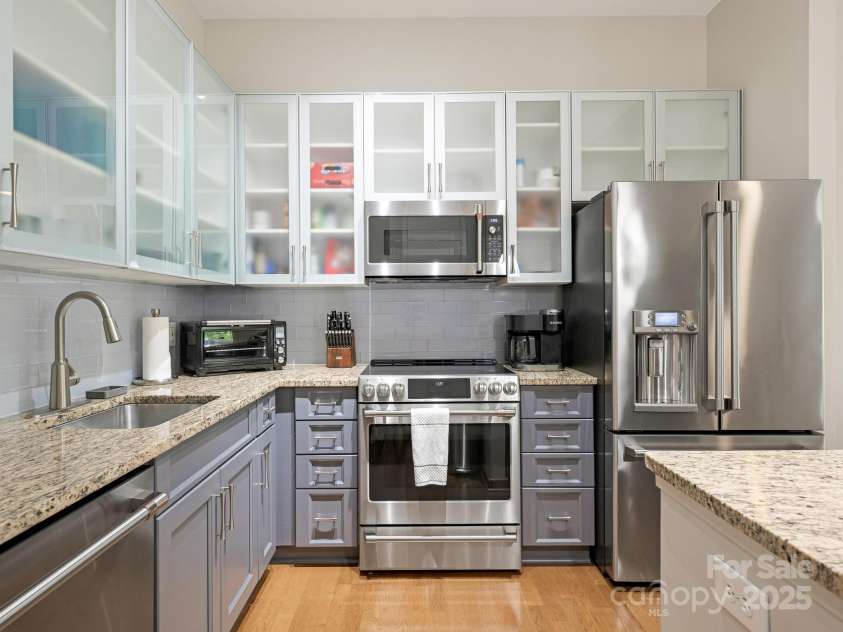 2125 Southend Drive, Charlotte, NC 28203.  MLS# CAR4292731, YatesRealty ID 2666. Modern Kitchen