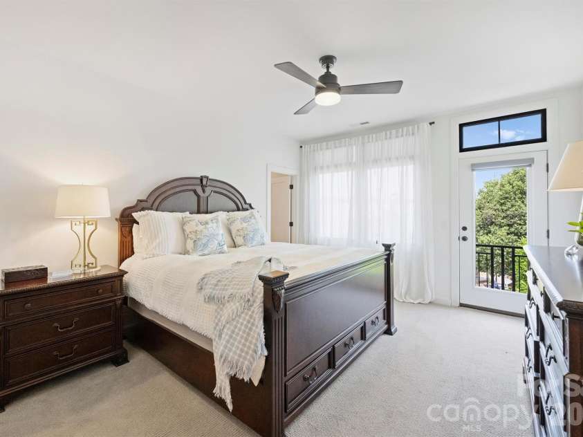 2829 Brevard Street, Charlotte, NC 28205.  MLS# CAR4364948, YatesRealty ID 26667. Primary bedroom 1 - shades down