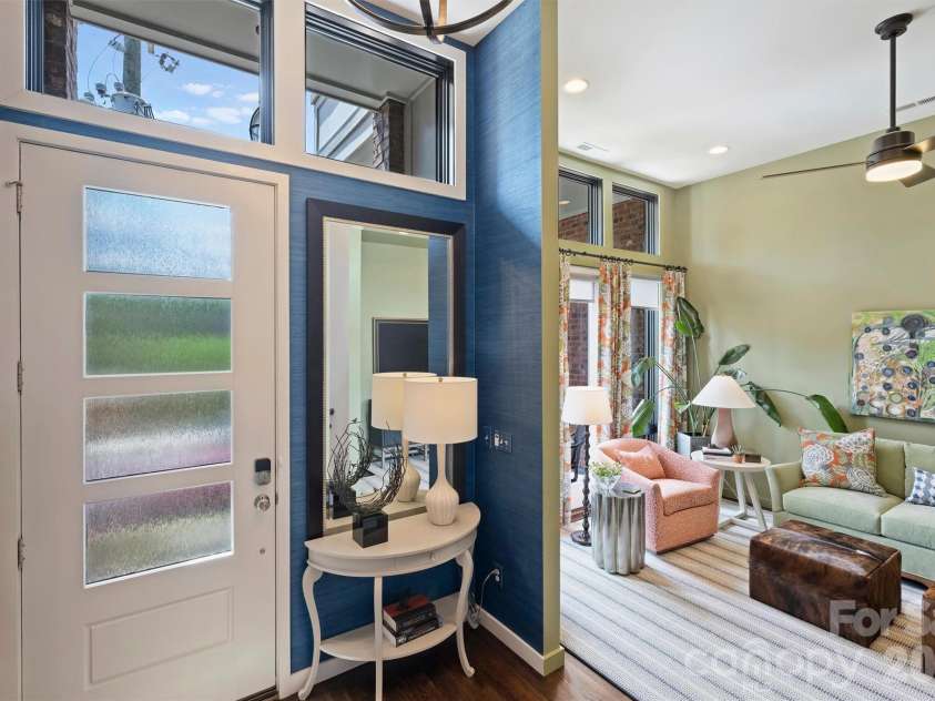2829 Brevard Street, Charlotte, NC 28205.  MLS# CAR4364948, YatesRealty ID 26667. Transom windows for beautiful sunlight
