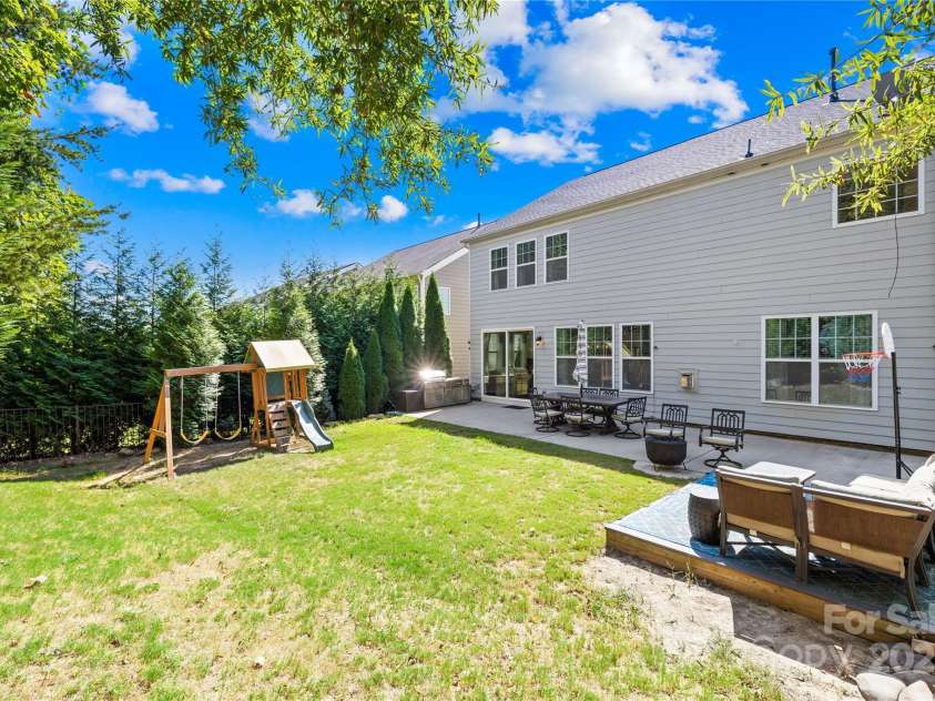 183 Rustling Waters Drive, Mooresville, NC 28117.  MLS# CAR4303069, YatesRealty ID 2667. Backyard is fenced