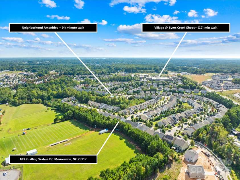 183 Rustling Waters Drive, Mooresville, NC 28117.  MLS# CAR4303069, YatesRealty ID 2667. Conveniet location