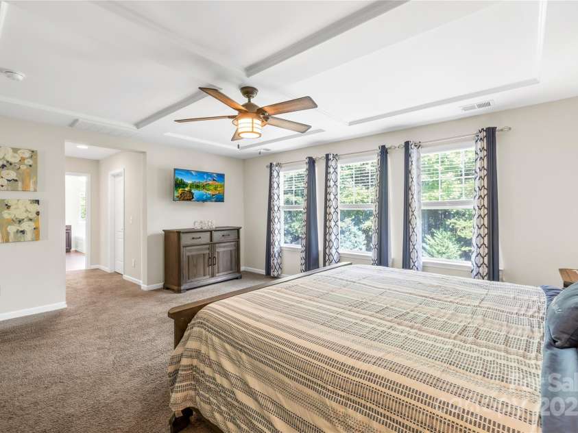 183 Rustling Waters Drive, Mooresville, NC 28117.  MLS# CAR4303069, YatesRealty ID 2667. Primary bedroom