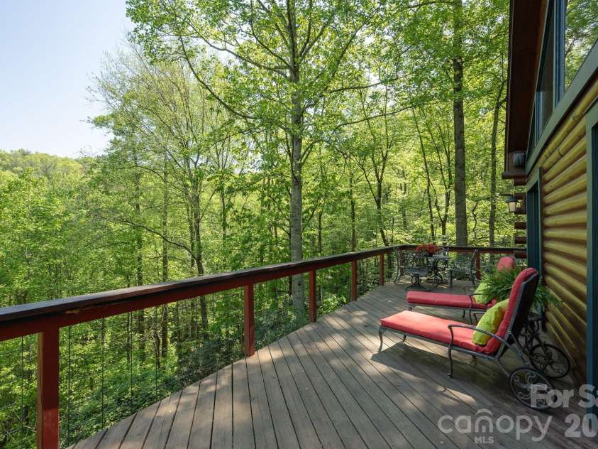 1126 Kilpatrick Road, Hendersonville, NC 28739.  MLS# CAR4384744, YatesRealty ID 26672. 2nd view of back deck