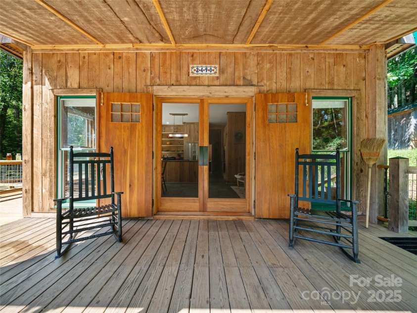 2490 US 80 Highway, Burnsville, NC 28714.  MLS# CAR4282852, YatesRealty ID 26673. Front Porch