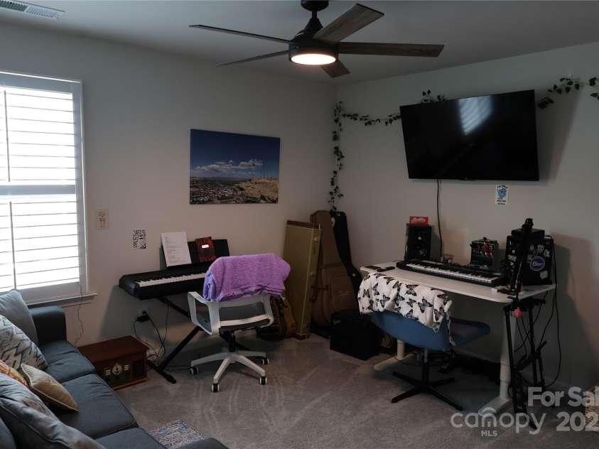 136 Dogwood Grove Place, Troutman, NC 28166.  MLS# CAR4276414, YatesRealty ID 26679. Upper Level Bedroom #3