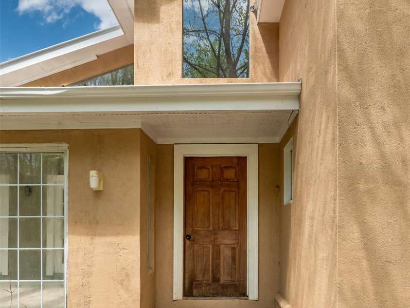 76 Raven Rock Lane, Marshall, NC 28753.  MLS# CAR4369847, YatesRealty ID 26680. Front door