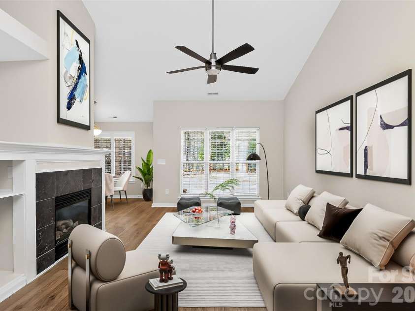 7022 Duchamp Drive, Charlotte, NC 28215.  MLS# CAR4356424, YatesRealty ID 26684. Virtually Staged