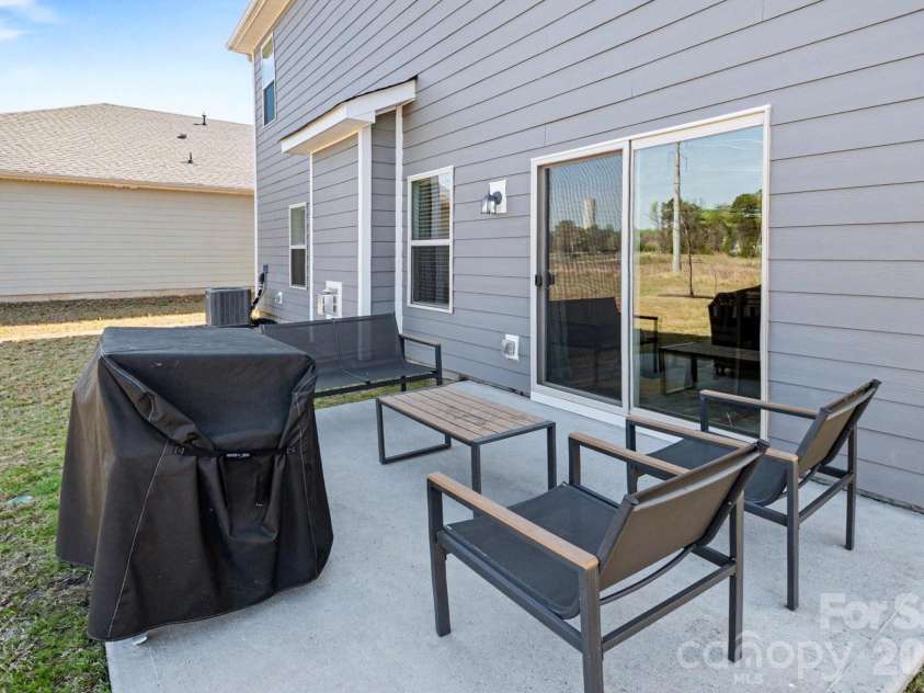 11416 Solstice Way, Huntersville, NC 28078.  MLS# CAR4361145, YatesRealty ID 26688. Patio area 