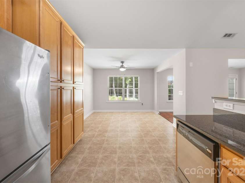 4323 Wiregrass Road, Indian Land, SC 29707.  MLS# CAR4235609, YatesRealty ID 26697. Kitchen looking into Breakfast room
