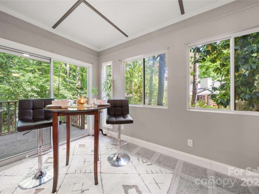 7 Turtle Lane, Clover, SC 29710.  MLS# CAR4257060, YatesRealty ID 26699. All season room with sliders to side deck