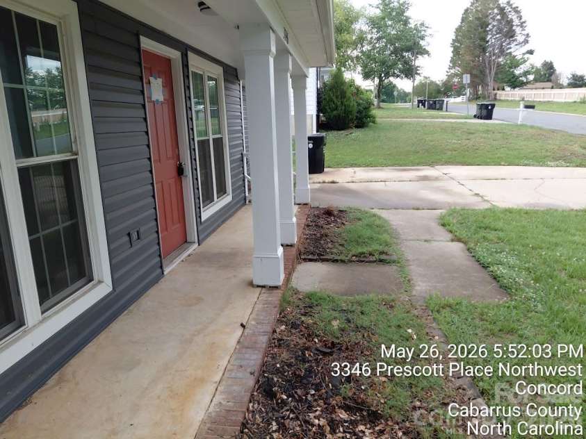 3346 Prescott Place, Concord, NC 28027.  MLS# CAR4336847, YatesRealty ID 26701. 