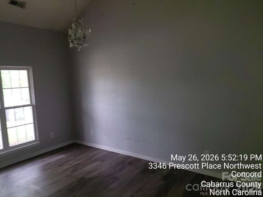 3346 Prescott Place, Concord, NC 28027.  MLS# CAR4336847, YatesRealty ID 26701. 