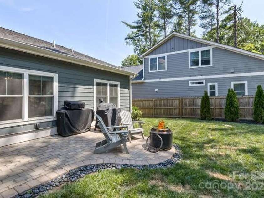 207 Weybridge Drive, Arden, NC 28704.  MLS# CAR4276562, YatesRealty ID 26705. Backyard