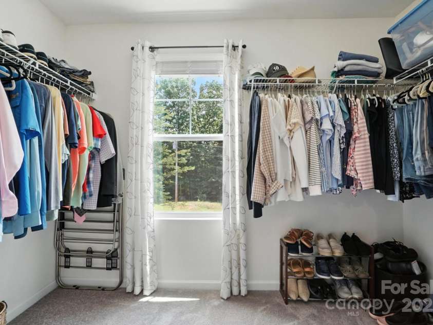 280 Mills Creek Road, Iron Station, NC 28080.  MLS# CAR4277070, YatesRealty ID 26706. Walk-in closet