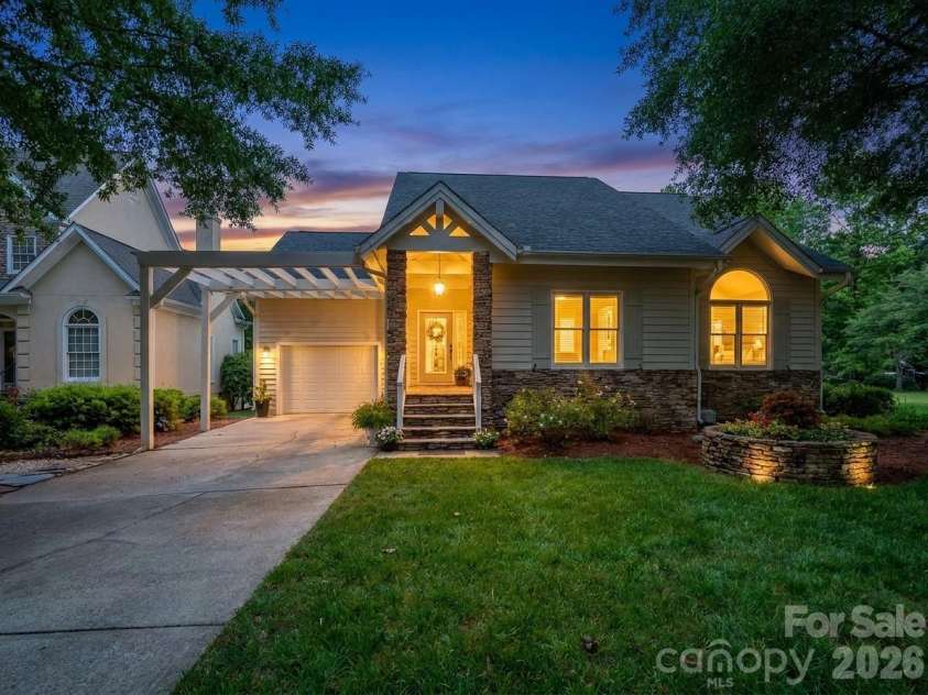 444 Millingport Lane, New London, NC 28127.  MLS# CAR4383641, YatesRealty ID 26710. Front View of Home