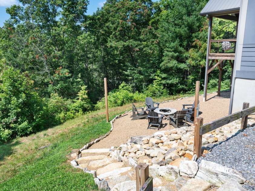 54 Weldon Way, Fairview, NC 28730.  MLS# CAR4279261, YatesRealty ID 26712. Lovely Hardscaping and Rockwork