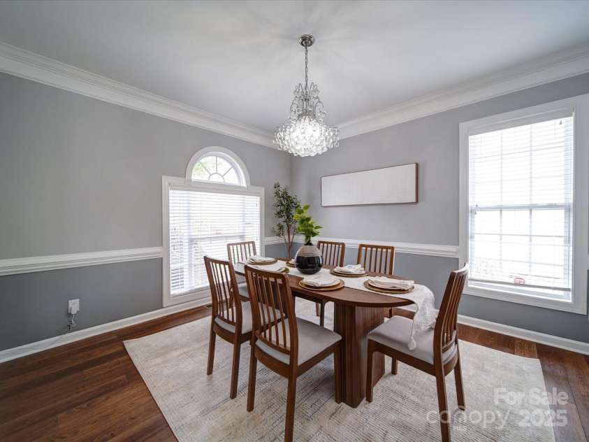 7642 Horseshoe Creek Drive, Huntersville, NC 28078.  MLS# CAR4249944, YatesRealty ID 26720. Another view of Dining Room