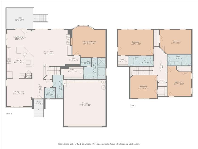 7642 Horseshoe Creek Drive, Huntersville, NC 28078.  MLS# CAR4249944, YatesRealty ID 26720. Home Floorplan