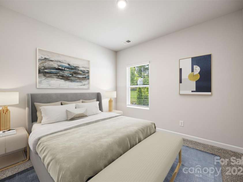 4046 Armstrong Farm Drive, Belmont, NC 28012.  MLS# CAR4274127, YatesRealty ID 26725. 1st floor guest bedroom virtually staged