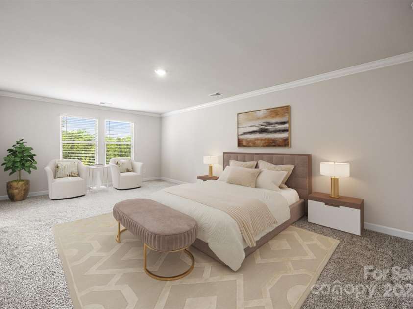 4046 Armstrong Farm Drive, Belmont, NC 28012.  MLS# CAR4274127, YatesRealty ID 26725. Primary bedroom virtually staged