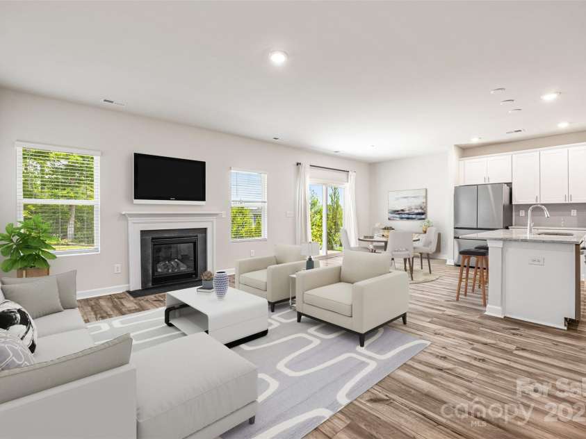 4046 Armstrong Farm Drive, Belmont, NC 28012.  MLS# CAR4274127, YatesRealty ID 26725. Virtually staged living area