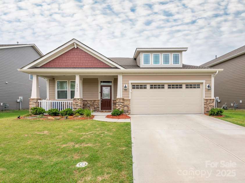 1711 Woodend Drive, Indian Trail, NC 28079.  MLS# CAR4279128, YatesRealty ID 26729. Front Exterior