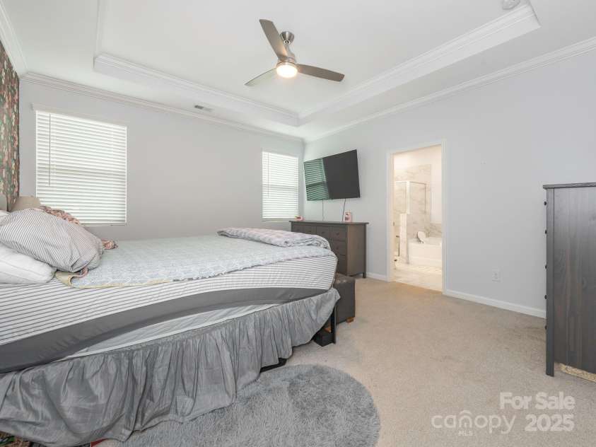 1711 Woodend Drive, Indian Trail, NC 28079.  MLS# CAR4279128, YatesRealty ID 26729. Primary Bedroom