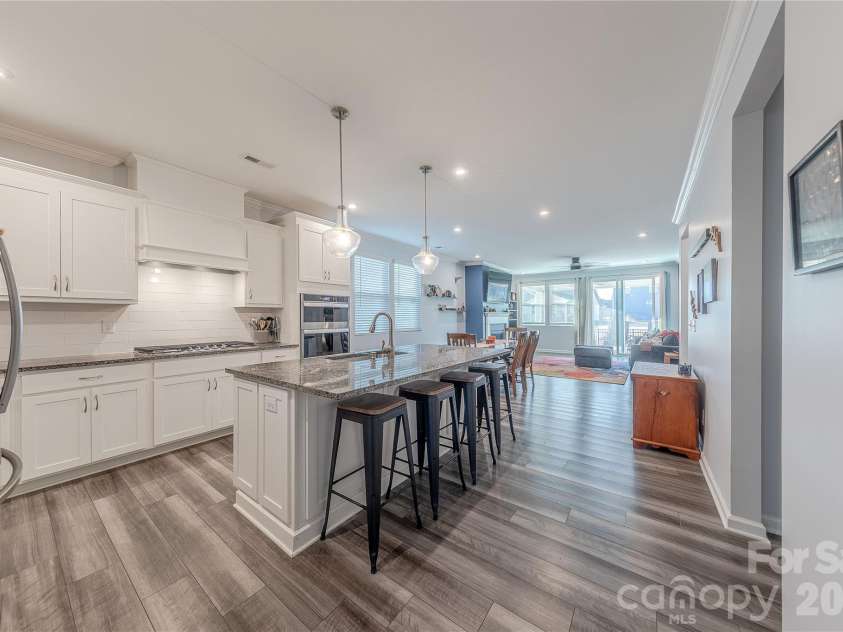 1711 Woodend Drive, Indian Trail, NC 28079.  MLS# CAR4333900, YatesRealty ID 26729. Kitchen Open to Great Room