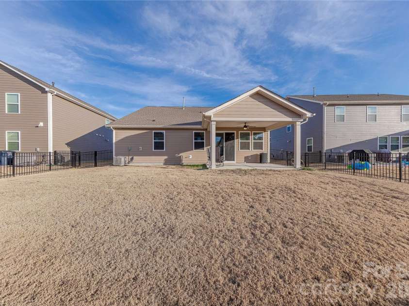 1711 Woodend Drive, Indian Trail, NC 28079.  MLS# CAR4333900, YatesRealty ID 26729. Large Backyard