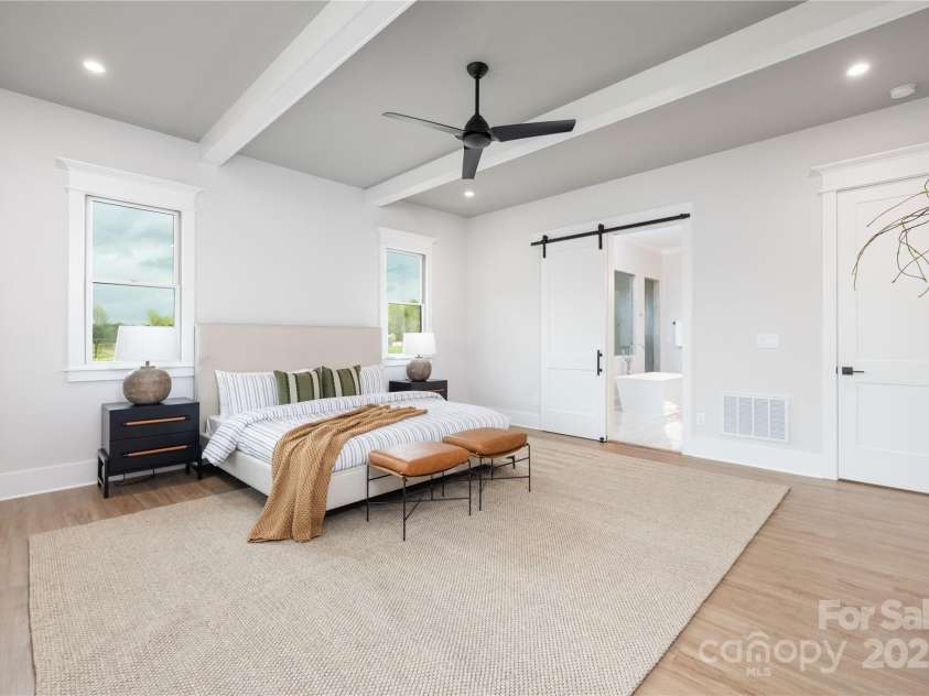 111 Monbo Meadows Lane, Statesville, NC 28677.  MLS# CAR4318689, YatesRealty ID 26730. Primary Bedroom