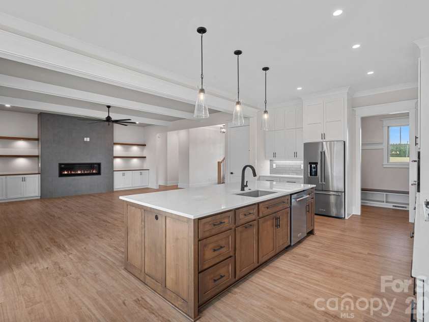 111 Monbo Meadows Lane, Statesville, NC 28677.  MLS# CAR4336887, YatesRealty ID 26730. Beautiful kitchen island.