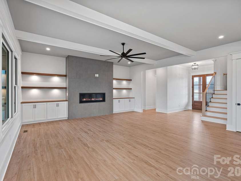 111 Monbo Meadows Lane, Statesville, NC 28677.  MLS# CAR4336887, YatesRealty ID 26730. Gas fireplace.