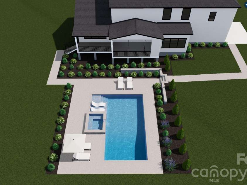 111 Monbo Meadows Lane, Statesville, NC 28677.  MLS# CAR4336887, YatesRealty ID 26730. Room for a pool!