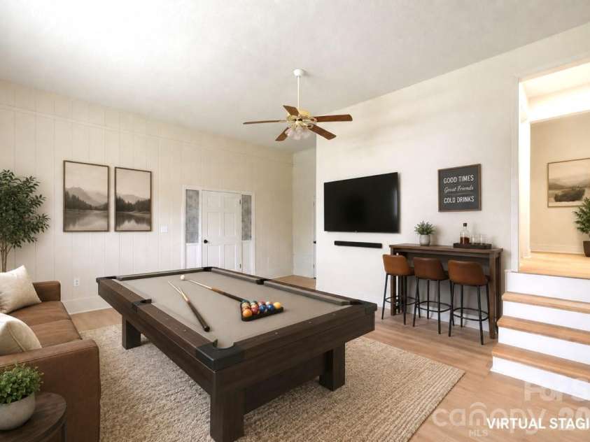 1195 Holly Springs Road, Lyman, SC 29365.  MLS# CAR4387941, YatesRealty ID 26730. Rec Room Virtually Staged