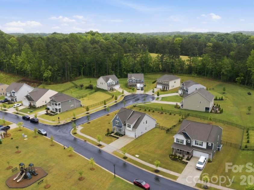 234 Hamptons Cove Road, Troutman, NC 28166.  MLS# CAR4386490, YatesRealty ID 26733. Aerial View
