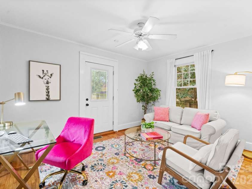1207 Buchanan Street, Charlotte, NC 28203.  MLS# CAR4335653, YatesRealty ID 2674. Bedroom 3/Office 