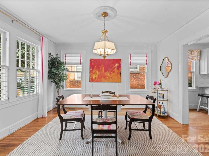 1207 Buchanan Street, Charlotte, NC 28203.  MLS# CAR4335653, YatesRealty ID 2674. Dining Room 