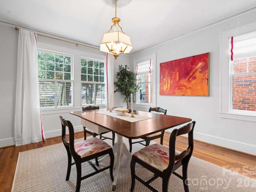 1207 Buchanan Street, Charlotte, NC 28203.  MLS# CAR4335653, YatesRealty ID 2674. Dining Room 