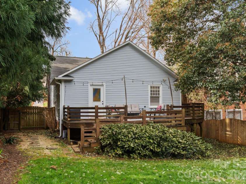 1207 Buchanan Street, Charlotte, NC 28203.  MLS# CAR4335653, YatesRealty ID 2674. Rear Exterior 