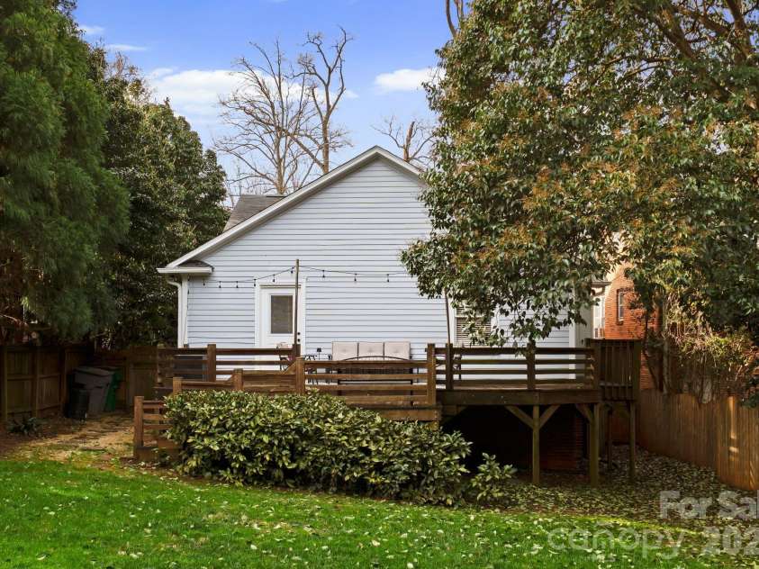 1207 Buchanan Street, Charlotte, NC 28203.  MLS# CAR4335653, YatesRealty ID 2674. Rear Exterior 