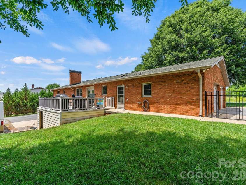 226 28th Avenue Place, Hickory, NC 28601.  MLS# CAR4386379, YatesRealty ID 26747. Focused Rear View