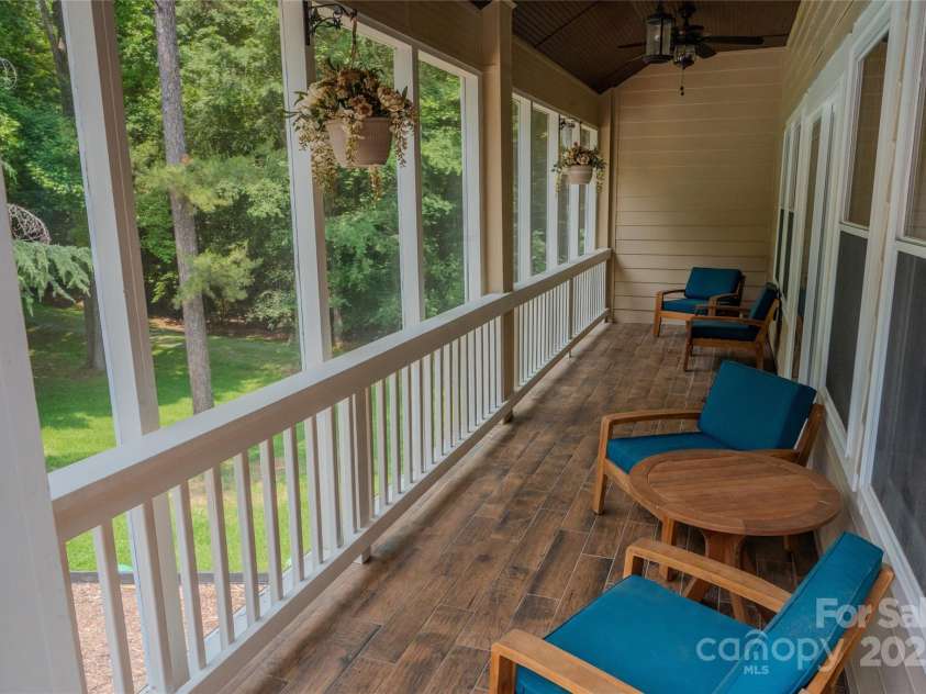 315 Red Barn Trail, Matthews, NC 28104.  MLS# CAR4267692, YatesRealty ID 26749. Screened Patio