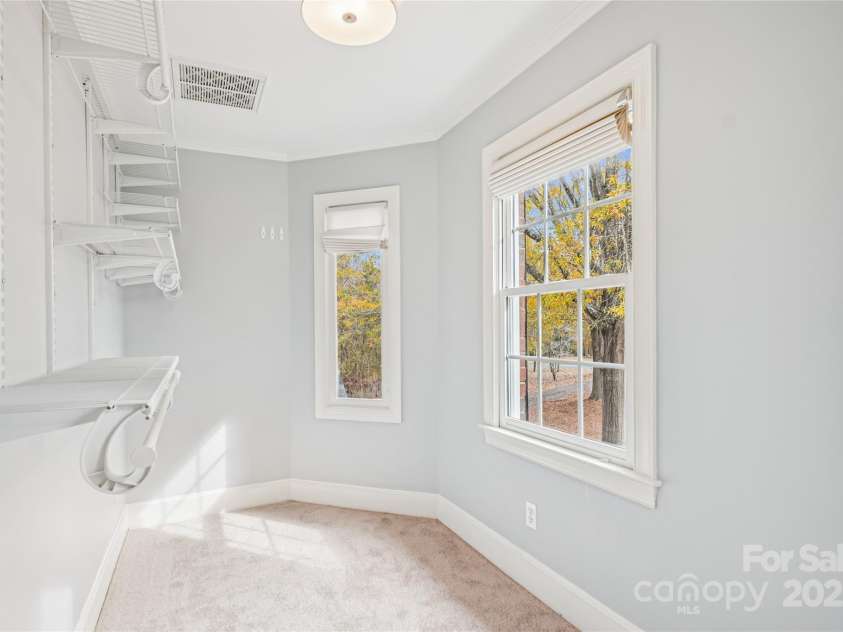 315 Red Barn Trail, Matthews, NC 28104.  MLS# CAR4267692, YatesRealty ID 26749. Upstairs closet off primary bedroom
