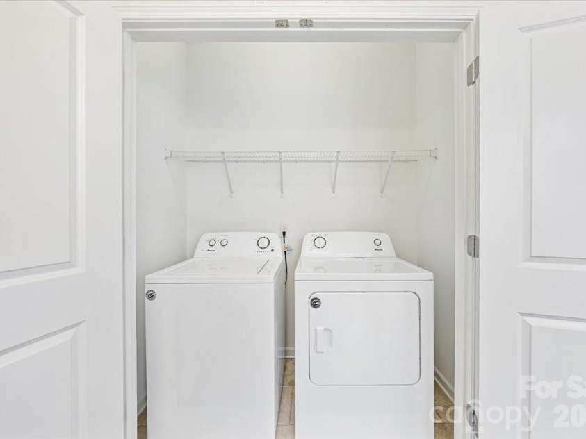 108 Prairie View Court, Belmont, NC 28012.  MLS# CAR4384112, YatesRealty ID 2675. Laundry Closet