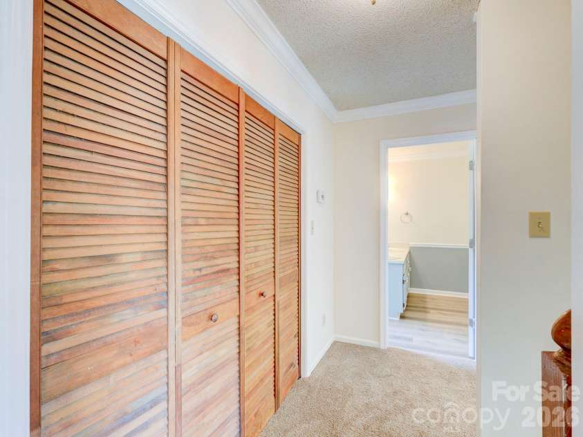 1707 David Drive, Shelby, NC 28150.  MLS# CAR4379907, YatesRealty ID 26750. Hallway with storage