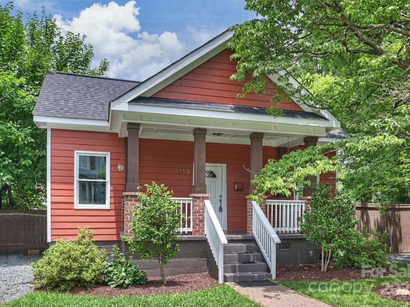 3519 Card Street, Charlotte, NC 28205.  MLS# CAR4271115, YatesRealty ID 26750. 