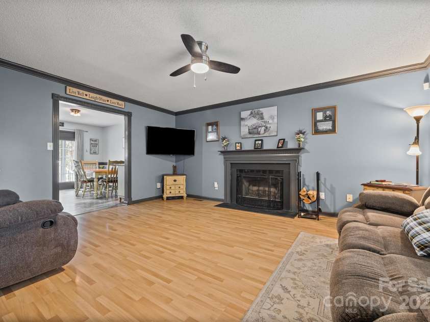 1975 Kehl Road, Clover, SC 29710.  MLS# CAR4273380, YatesRealty ID 26754. Fireplace in Livingroom