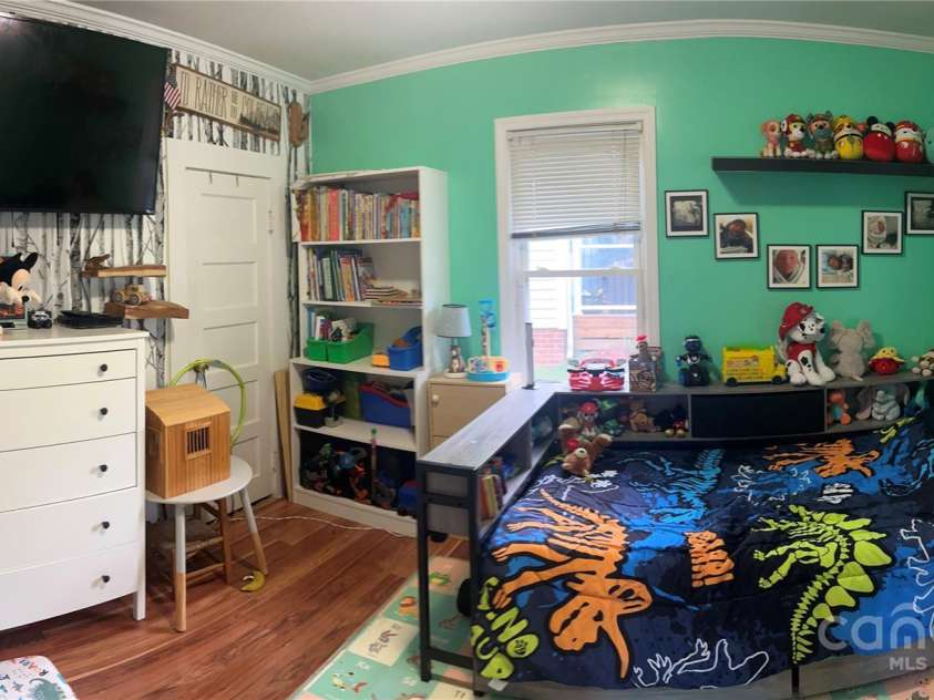 508 Rice Street, Landis, NC 28088.  MLS# CAR4275579, YatesRealty ID 26756. Panoramic view of 2nd bedroom