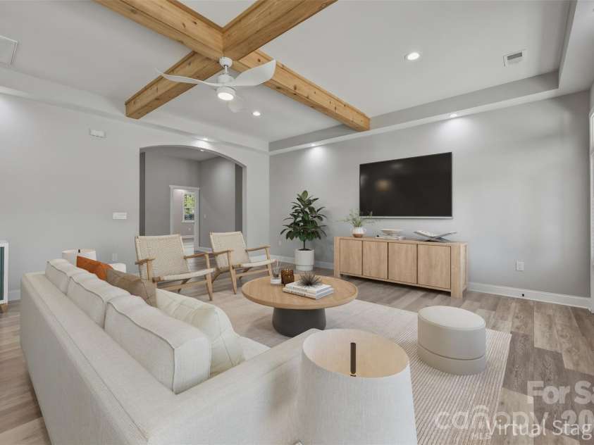 5330 Tuckaseegee Road, Charlotte, NC 28208.  MLS# CAR4372285, YatesRealty ID 26761. Living room virtually staged